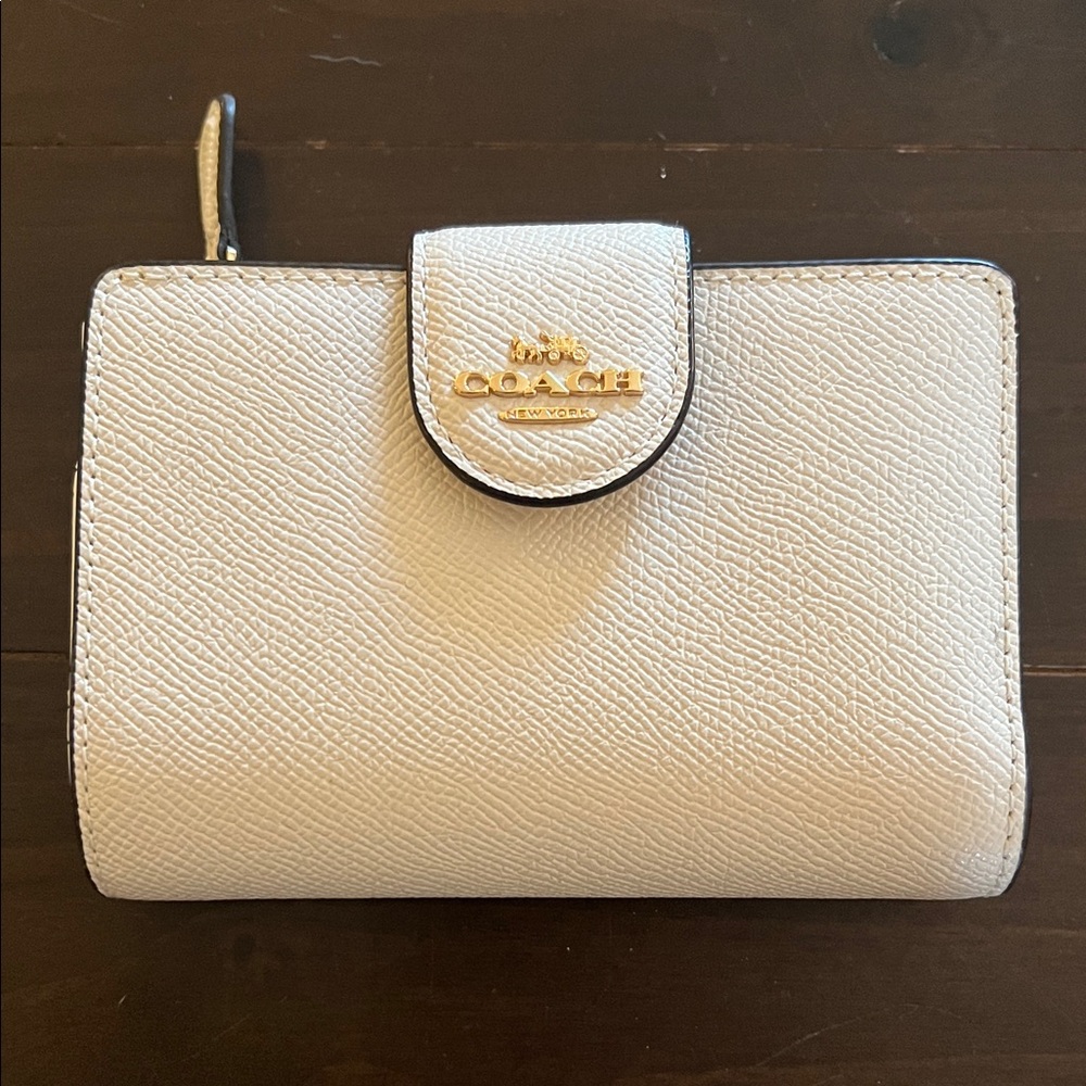Coach Cream Leather Women's Wallet